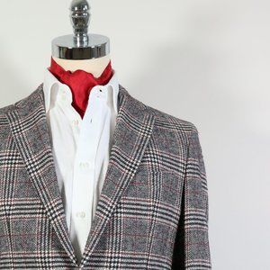 Luigi Bianchi Mantova Sport Jacket 42R/52 Cotton/Wool Slim Fit. Made in Italy.
